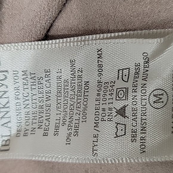 BlankNYC, Size M, Faux Suede Wrap Jacket / Shawl / Cardigan. Excellent Cond. - Picture 10 of 10